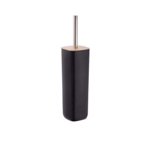 SLMPGB/BLK ΜΕΤΑΛΛΙΚΟ ΠΙΓΚΑΛ ΜΕ BAMBOO ΚΑΠΑΚΙ 9.5*9.5*27 DES1  ΜΑΥΡΟ   12