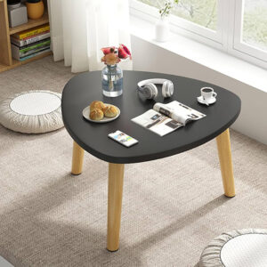 YB4040-BLK08 ΤΡΑΠΕΖΙ ΜΕ ΞΥΛΙΝΑ ΠΟΔΙΑ 40X40CM ΧΡΩΜΑ ΜΑΥΡΟ 5